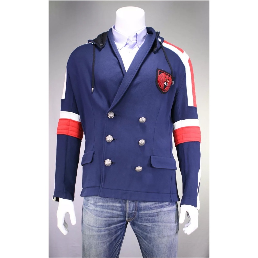 Balmain Designer Runway Jacket One-of-One Hoodie